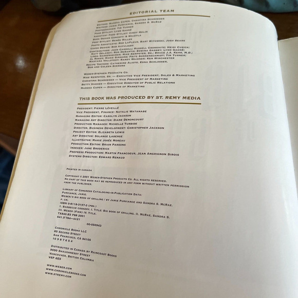 Weber's Big Book of Grilling - 0811831973, Large Paperback, Jamie Purviance - Picture 4 of 5